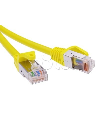 Патч-корд экранированный CAT6 F/UTP 4х2, LSZH, желтый, 2м DKC RN6FU4520YL в Хасавюрте Патчкорды (медные) Pintop.ru