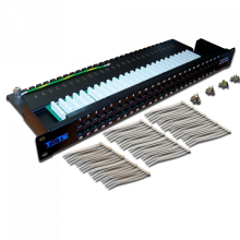 Патч-панель телефонная, 19", 1U, 50 портов RJ-45 TWT (TWT-PP50TEL45)