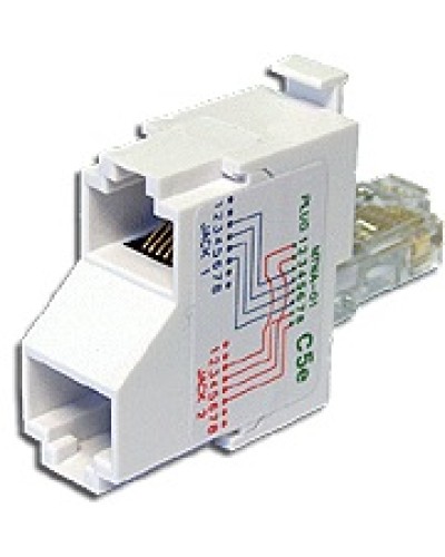 T-адаптер 2 телефонных порта TWT TWT-T-U2-U2 в Хасавюрте Проходные адаптеры Pintop.ru