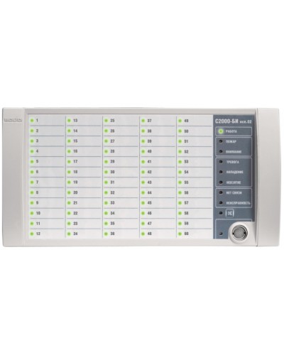 Блок индикации Болид С2000-БИ исп.02 в Хасавюрте Охранно-пожарное оборудование Pintop.ru