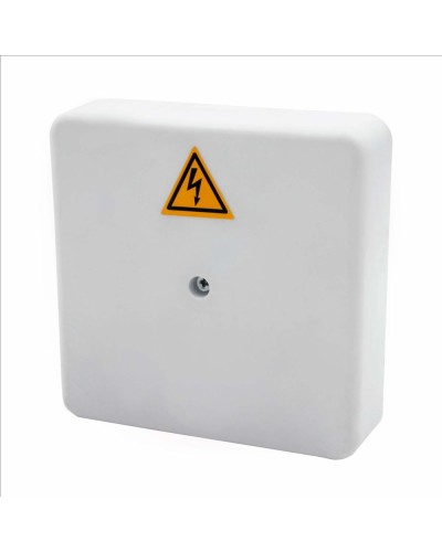 Коробка распределительная огнестойкая КРОПС-П2, IP41, габаритные размеры 100х100х30 мм, для кабелей сечением до 4 мм2, 2 клеммы КМ-Профиль (FRJB-KM-P2-4-02-КРОПС-IP41) в Хасавюрте Распределительные коробки Pintop.ru