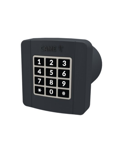 Проводная встраиваемая кодонаборная клавиатура Came 806SL-0290 - SELT2BDG, подключаемая к шине CXN, 12 кнопок, синяя подсветка, RAL7024 в Хасавюрте Запчасти для шлагбаумов и автоматики Pintop.ru