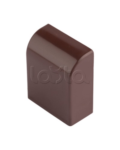 Заглушка (40х25) (4 шт) темное дерево EKF-Plast (ecd-40-25x4) в Хасавюрте Аксессуары для кабель-канала Pintop.ru