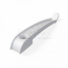 Держатель кабеля односторонний для прямого монтажа белый (20шт/240шт уп/кор) Промрукав (PR13.0385)