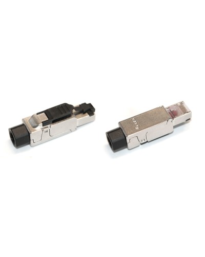 Разъем полевой оконцовки RJ-45 (8P8C) Hyperline PLUD-8P8C-S-C6A-SH в Хасавюрте Коннекторы и разъемы Pintop.ru