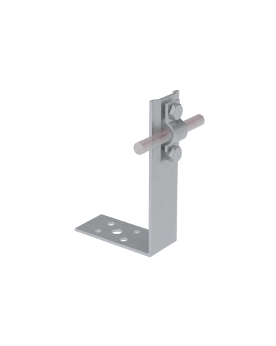 Угловой держатель болтовой для прутка Ø 5-10 мм H60 мм TD КМ-Профиль (UDB-H60-D5-10 TD) в Хасавюрте Монтажные материалы Pintop.ru