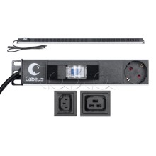 Блок розеток Cabeus PDU-16-14C13-10C19-B-C14