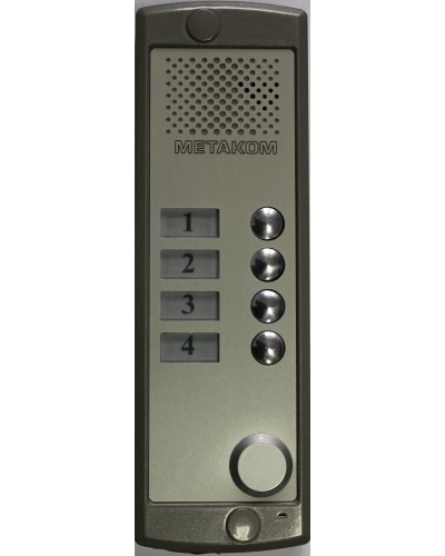 Блок вызова домофона Метаком MK4-K-RF в Хасавюрте Блоки вызова многоабонентные Pintop.ru