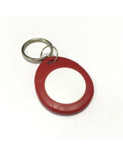 Брелок IronLogic IL-07MRW, с кольцом, красный + белый в Хасавюрте Оптовые идентификаторы Pintop.ru