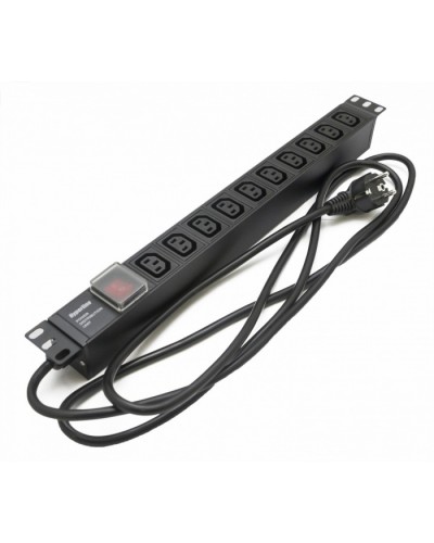 Блок розеток Hyperline SHE19-10IEC-S-2.5EU в Хасавюрте Блоки розеток Pintop.ru