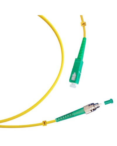 Шнур оптический simplex FC/APC-SC/APC 9/125 sm 1,5м LSZH Cabeus FOP(s)-9-FC/APC-SC/APC-1,5m в Хасавюрте Патч-корды оптические Pintop.ru