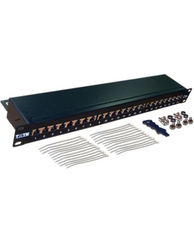 Патч-панель 1U, 24 порта, STP TWT TWT-PP24STP в Хасавюрте Патч панель Pintop.ru
