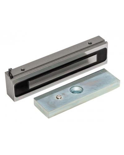 Электромагнитный замок AccordTec ML-200K-3 Premium Grey с планкой в Хасавюрте Электромагнитные замки Pintop.ru