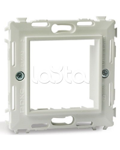 Каркас на 2 модуля (одноместный), слоновая кость DKC 75020SL в Хасавюрте Аксессуары для кабель-канала Pintop.ru