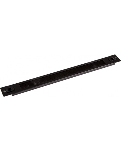 Панель 19 с щеточным вводом 1U, быстросъемная, черная LANMASTER LAN-DC-TLBRP-1U в Хасавюрте Аксессуары для стоек и шкафов Pintop.ru