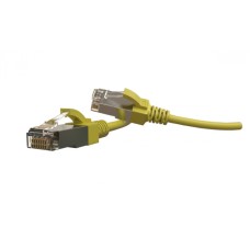 Патч-корд S/FTP Hyperline (PC-LPT-SFTP-RJ45-RJ45-C6-1M-LSZH-YL)