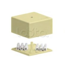 SD3 Коробка распределительная для о/п, 75х75х40мм без галогена (белый) Экопласт (72932HF)