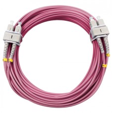 Шнур оптический duplex SC-SC 50/125 mm OM4 15м LSZH Cabeus FOP-50-OM4-SC-SC-15m