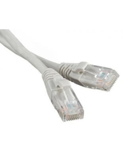 Патч-корд RJ45 - RJ45, 4 пары, UTP, категория 5е, 5 м, серый, LSZH LANMASTER LAN-PC45/U5E-5.0-GY в Хасавюрте Патч-корды и пигтейлы Pintop.ru