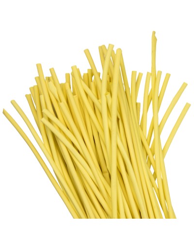 Термоусаживаемая трубка ТУТ нг 4/2 желтая в отрезках по 1м EKF PROxima (tut-4-y-1m) в Хасавюрте Аксессуары для кабель-канала Pintop.ru