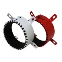 Муфта противопожарная Огнеза «ОГНЕЗА-ПМ/125», замок-стяжка тип "лягушка", цвет серый