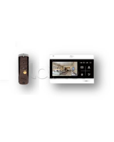 Комплект видеодомофона Fox FX-VD5S-KIT АГАТ 5B КОМПЛЕКТ (FX-CP8) в Хасавюрте Комплекты домофонов Pintop.ru
