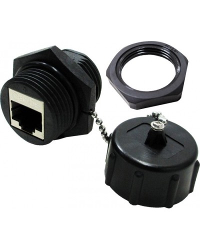 Индустриальный соединительный модуль, IP68, экранированный, категории 5e LANMASTER (LAN-KCP45S5E-WP) в Хасавюрте Проходные адаптеры Pintop.ru