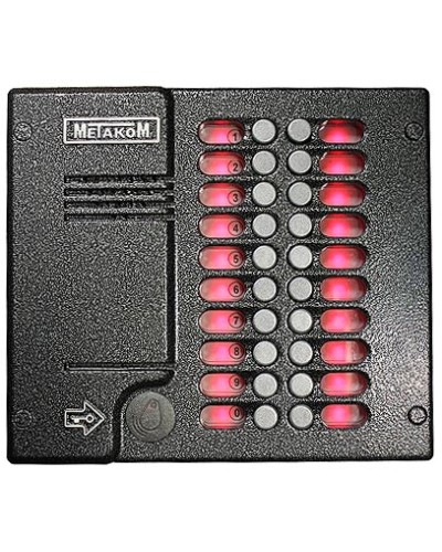 Блок вызова домофона Метаком MK20.2-RFEV в Хасавюрте Вызывные видеопанели малоабонентные Pintop.ru