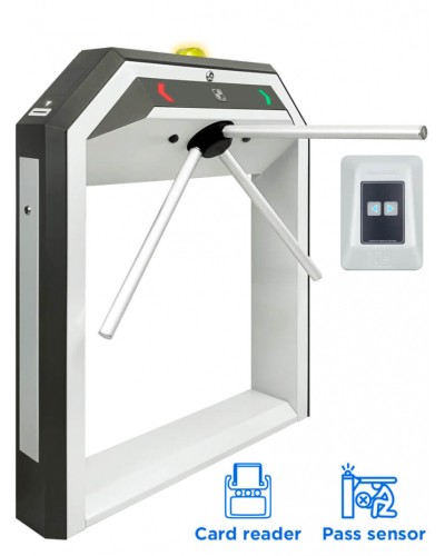 CARDDEX Комплект тумбового турникета со встроенным картоприемником STR-03KEC в Хасавюрте Турникеты Pintop.ru