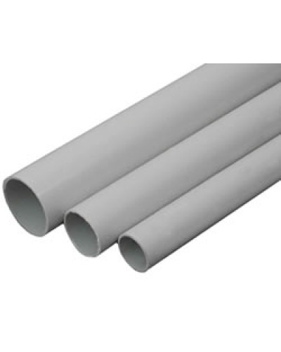 Труба HF FR гладкая тяжелая, серый, 20мм (3м) Экопласт 23020HFR-3 в Хасавюрте Гладкая труба Pintop.ru