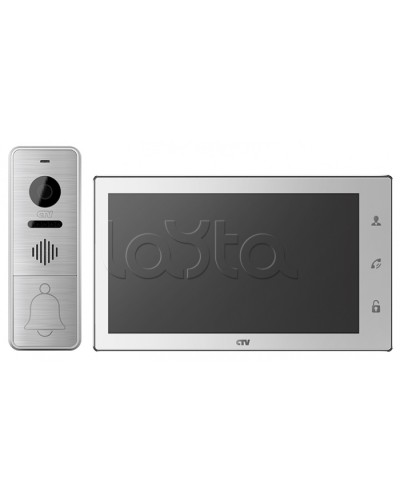 Комплектвидеодомофона CTV-DP4706AHD (белый) в Хасавюрте Комплекты домофонов Pintop.ru