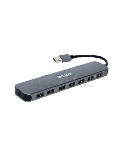 Концентратор с 7 портами USB 2.0 D-Link DUB-H7/E1A в Хасавюрте Дополнительное оборудование для сетей Pintop.ru