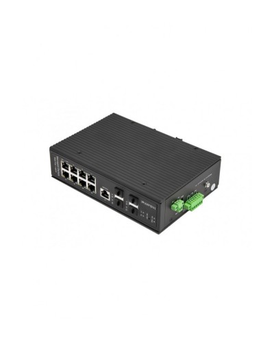 Промышленный управляемый (L2+) HiPoE коммутатор NST NS-SW-8G4G-PL/IM в Хасавюрте Коммутаторы Pintop.ru