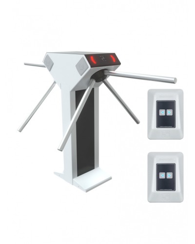 CARDDEX Комплект двухпроходной сетевой проходной STR-04NEC в Хасавюрте Турникеты Pintop.ru