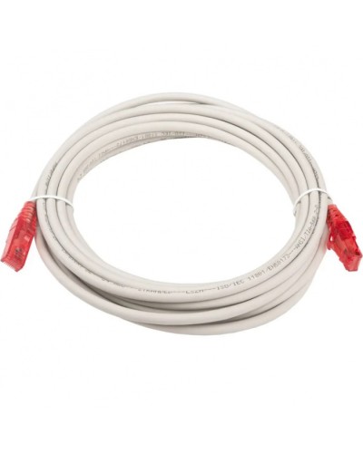 Патч-корд RJ45-RJ45, 4 пары, UTP, кат.5е, LSZH (5м) Hyperline PC-LPM-UTP-RJ45-RJ45-C5e-5M-LSZH-GY в Хасавюрте Патчкорды (медные) Pintop.ru