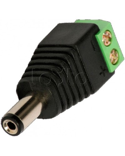 Разъем питания штекер 2.1х5.5 с быстрозажимной колодкой (50шт/уп) REXANT (14-0314-2) в Хасавюрте Коннекторы Pintop.ru