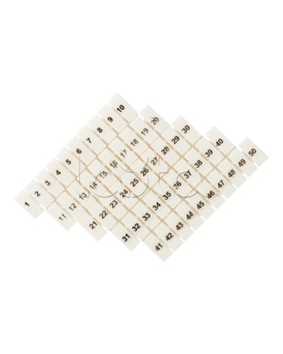 Маркеры для JXB-ST 1,5 с нумерацией 1-50 (100 шт.) EKF PROxima (zb-st-1.5-1-50) в Хасавюрте Клеммные колодки Pintop.ru