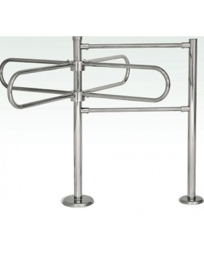 Турникет полуростовой Ростов-Дон Р31М лв ХРОМ в Хасавюрте Турникеты Pintop.ru