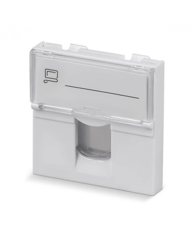 Вставка 45x45 (Mosaic) для 1 модуля формата Keystone Jack (арт.078604) Cabeus (FP-L-45-1M) в Хасавюрте Модули Keystone Pintop.ru