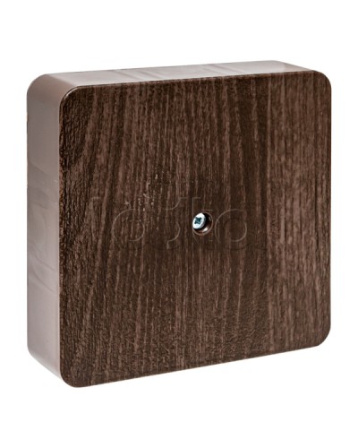 Коробка разветвительная KMP-030-032 (100х100х28) тёмное дерево EKF PROxima (plc-kmr-030-032-t) в Хасавюрте Распределительные коробки Pintop.ru