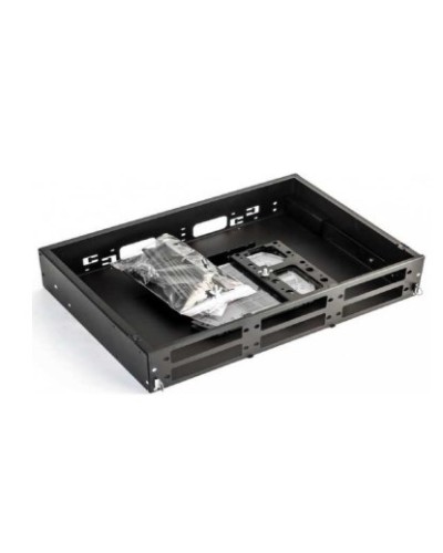 Бокс оптический универсальный 19 Hyperline FO-19V-2U-6xSLT-W130H30-48UN-BK в Хасавюрте Коммутационные изделия Pintop.ru