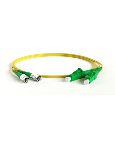 Патч-корд волоконно-оптический Hyperline FC-D2-9-FC/AR-ST/AR-H-1M-LSZH-YL в Хасавюрте Патч-корды оптические Pintop.ru