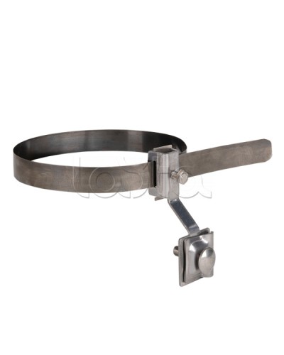 Держатель для труб универсальный D=(0-200) мм CZ полоса нерж. cталь EKF PROxima (lp-33220-cz) в Хасавюрте Монтажные материалы Pintop.ru