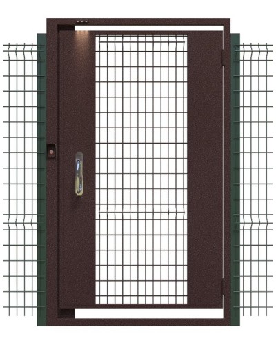 Калитка Стальная Наружная VIZIT-KСН-12-Пр в Хасавюрте Калитки Pintop.ru