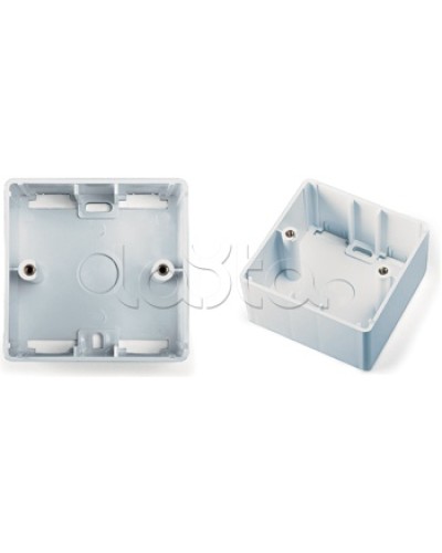 Коробка для настенного монтажа 80x80x45 мм, французский стандарт Hyperline (MB-E-35) в Хасавюрте Распределительные коробки Pintop.ru