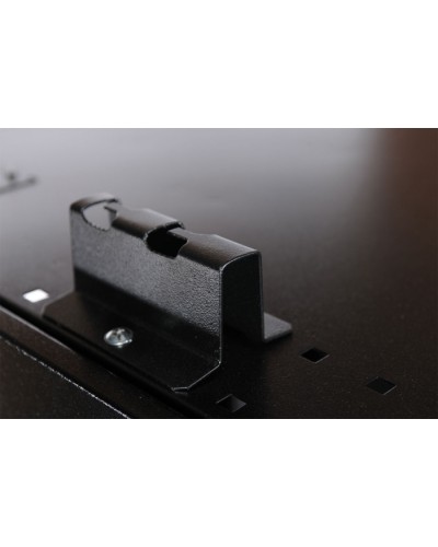 Комплект кронштейна для крепления лотка 400 мм к крыше шкафа ШТК-СП ЦМО КЛГ-400-9005 в Хасавюрте Аксессуары для стоек и шкафов Pintop.ru