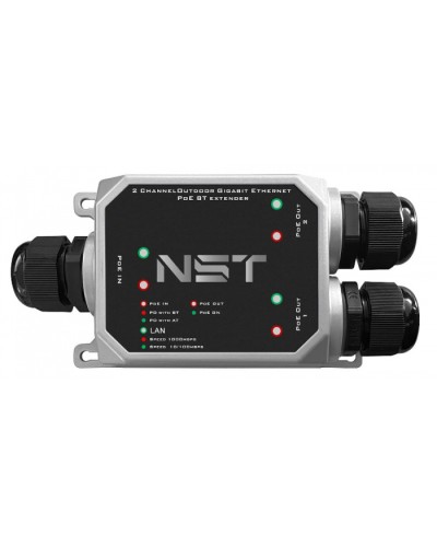 Уличный Ultra PoE удлинитель - коммутатор Gigabit Ethernet до 250м на 3 порта NST NS-EXSW-3GP/W в Хасавюрте Дополнительное оборудование для сетей Pintop.ru
