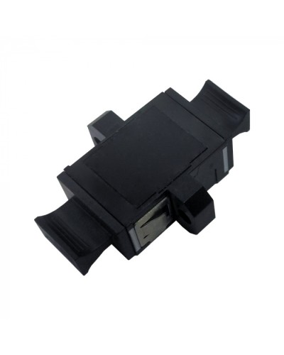 Адаптер оптический MPO тип B (Key-up/Key-up), с фланцами, черный LANMASTER (LAN-MPO-BM-MM) в Хасавюрте Проходные адаптеры и розетки оптические Pintop.ru