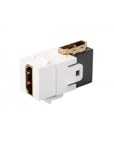 Модуль HDMI keystone 90 градусов, белый Eurolan (16B-HD-04WT) в Хасавюрте Модули Keystone Pintop.ru