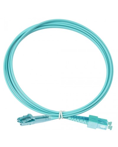 Оптический коммутационный шнур дуплексный, OM3, 2х50/125, SC-LC, 10 м Eurolan (41F-30-SC-LC-10) в Хасавюрте Патч-корды и пигтейлы Pintop.ru